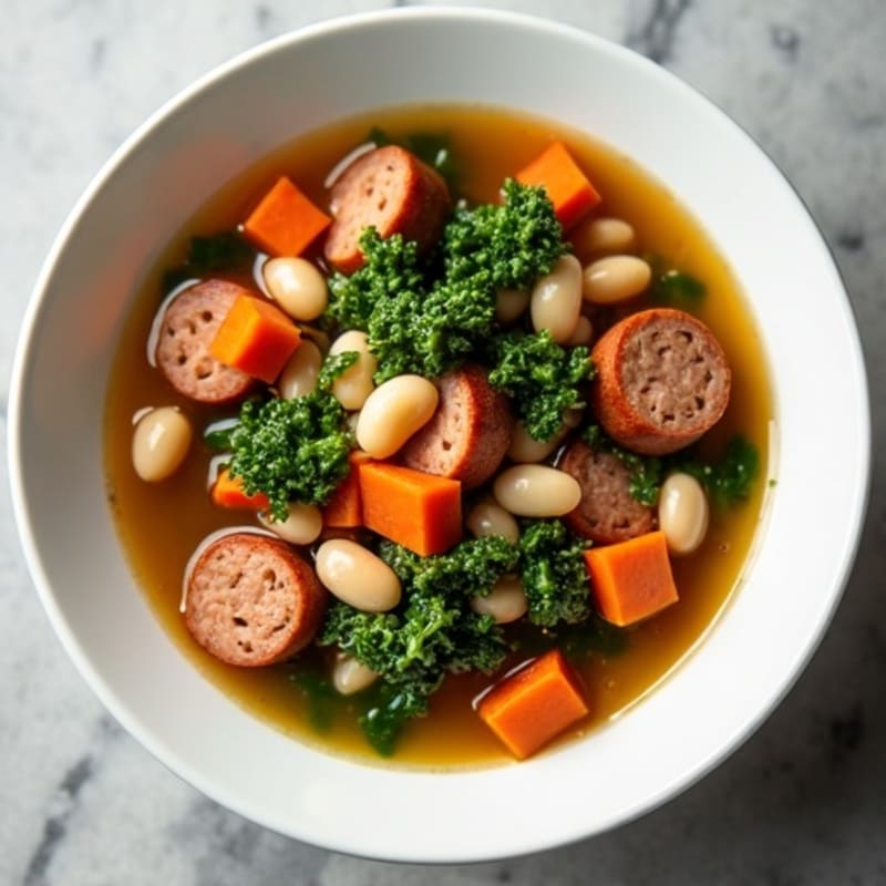 Hearty Italian White Bean and Kale Soup