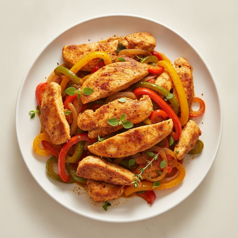 Cajun Chicken with Bell Peppers