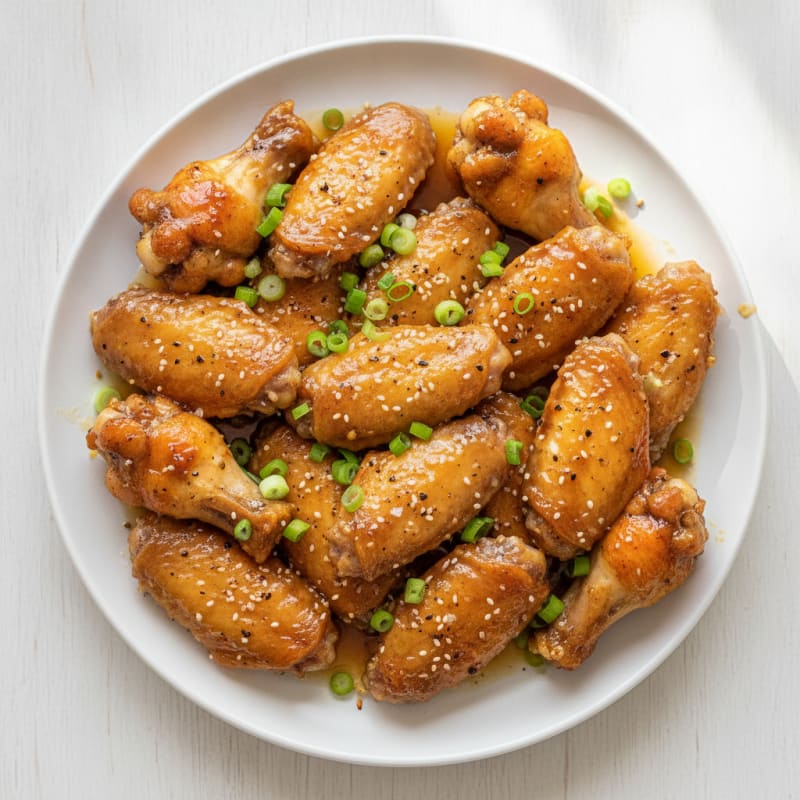 Honey-Garlic Baked Chicken Wings