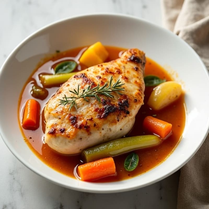 Hearty Herb-Roasted Chicken and Root Vegetable Stew