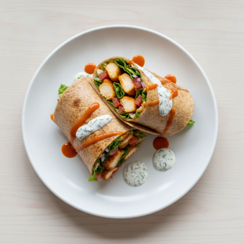 Buffalo Ranch Chicken Wrap