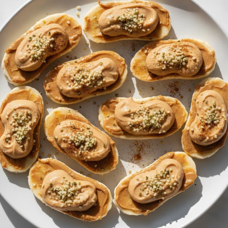 Hearty Nut Butter Banana Bites