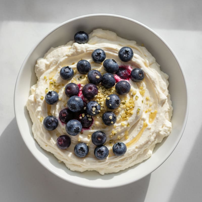 Silky Protein Cottage Cheese Berry Bowl