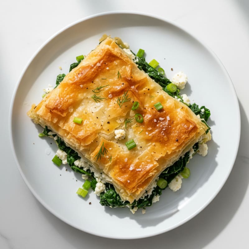 Spinach and Feta Phyllo Pie