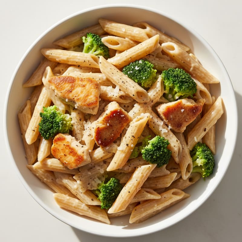Chicken and Broccoli Alfredo Pasta