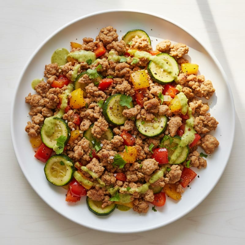 Zesty Turkey and Vegetable Skillet