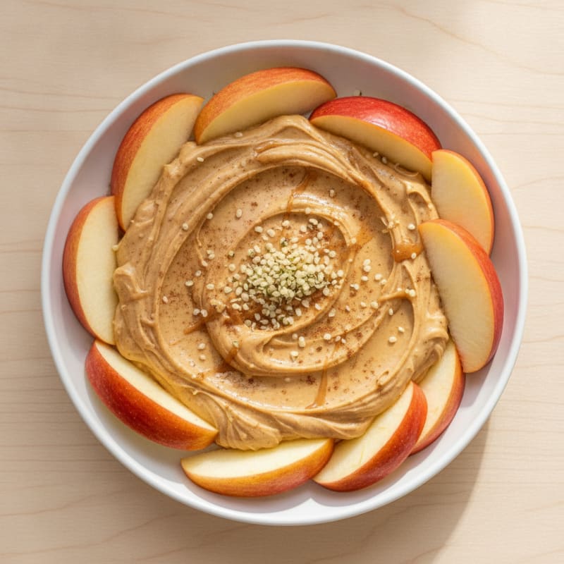High-Protein Almond Butter Apple Dip