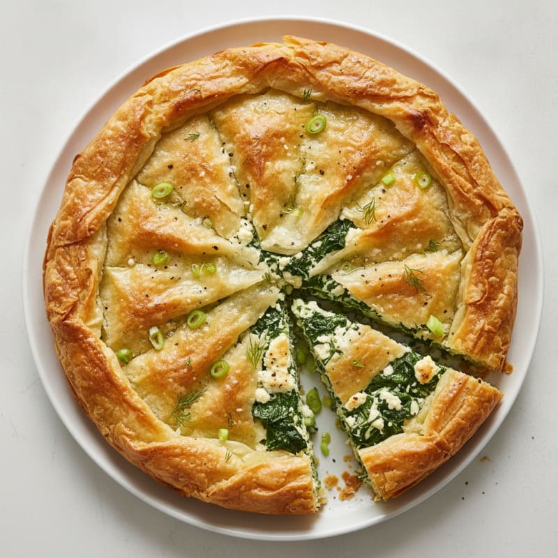 Spinach and Feta Phyllo Pie