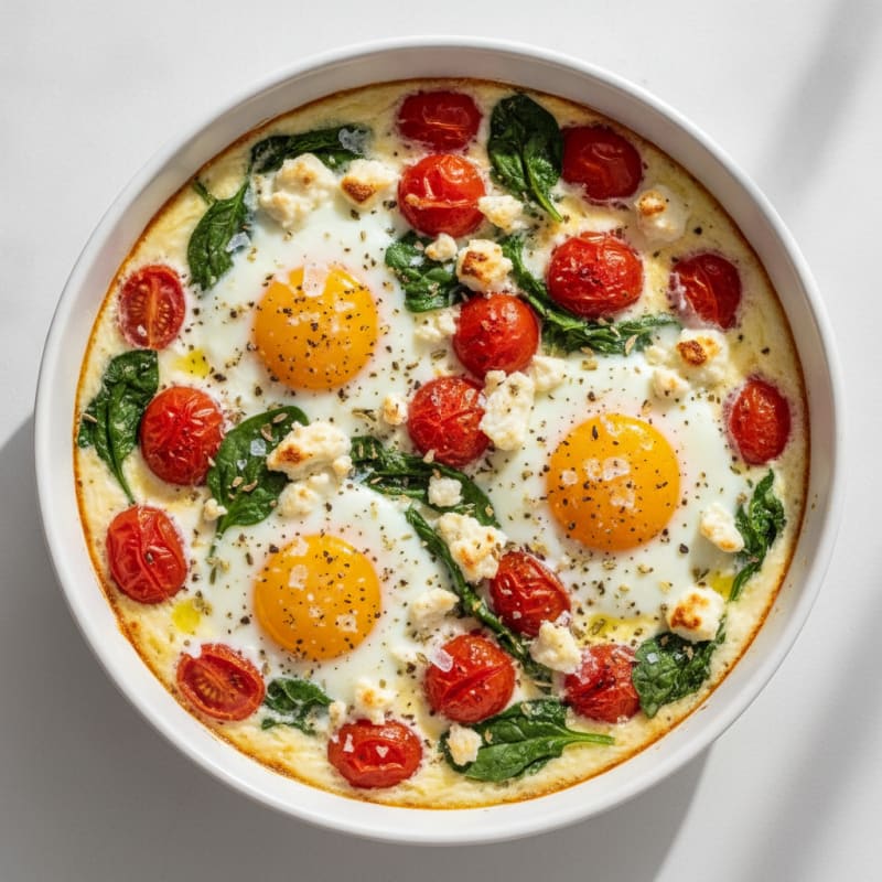 Baked Eggs with Roasted Tomatoes