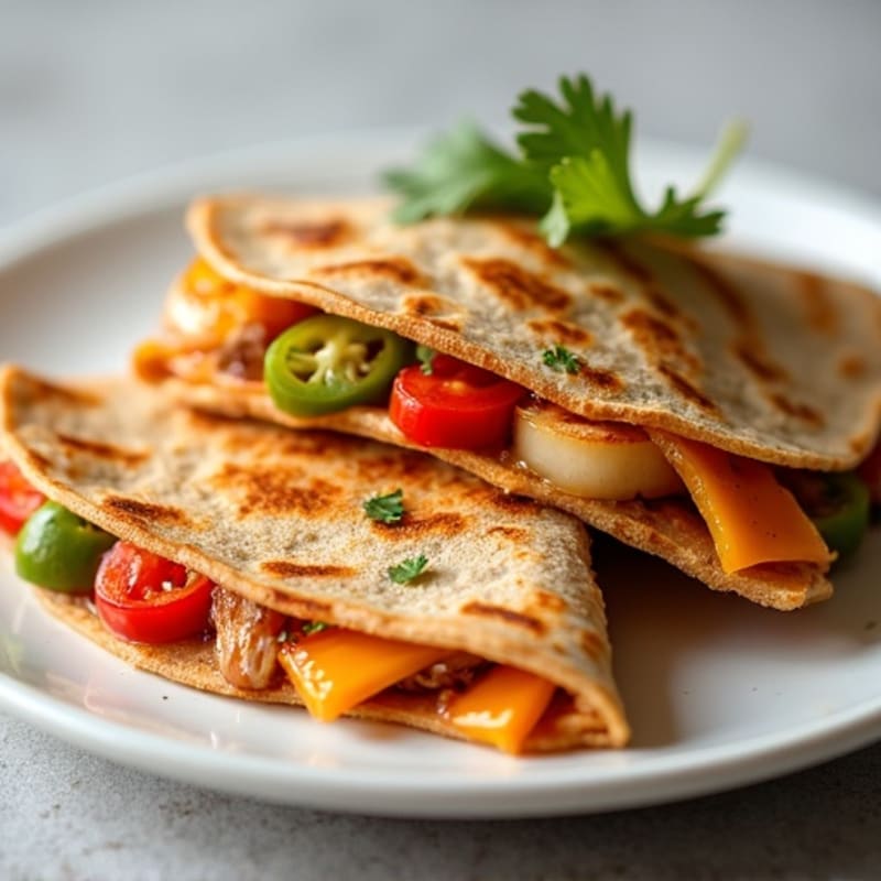 Healthy BBQ Chicken Quesadilla