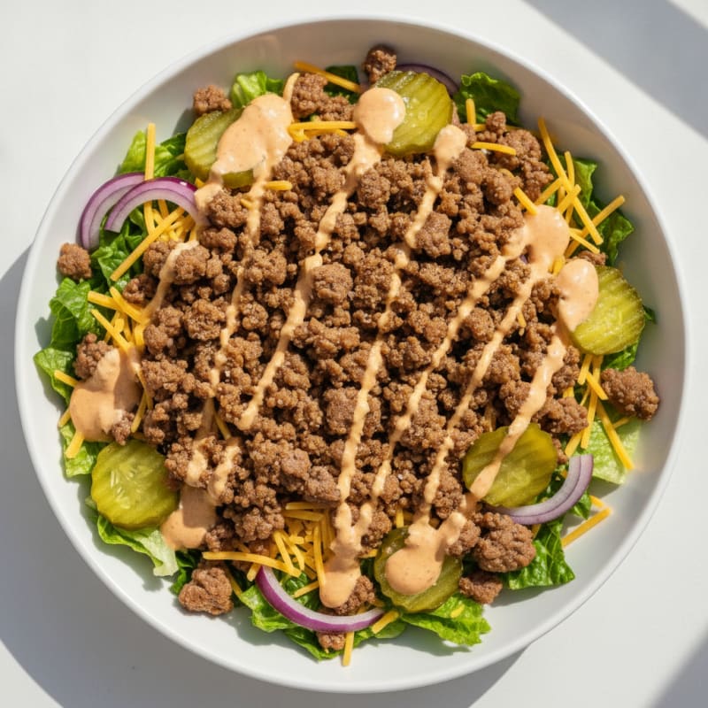 Big Mac Protein Bowl
