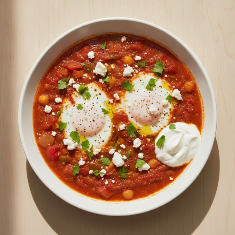 Shakshuka with Feta and Herbs