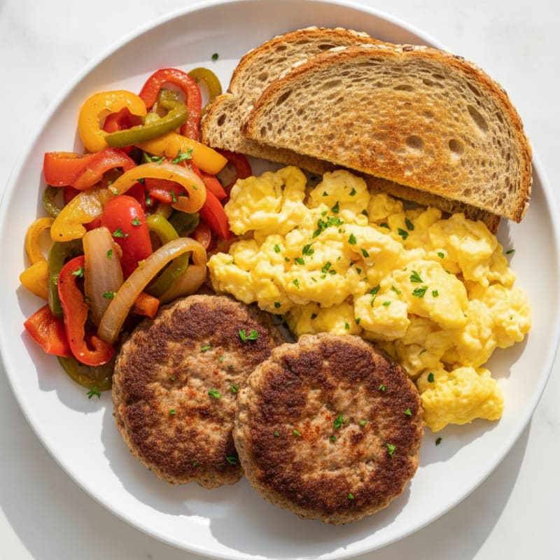 Classic American Breakfast Platter
