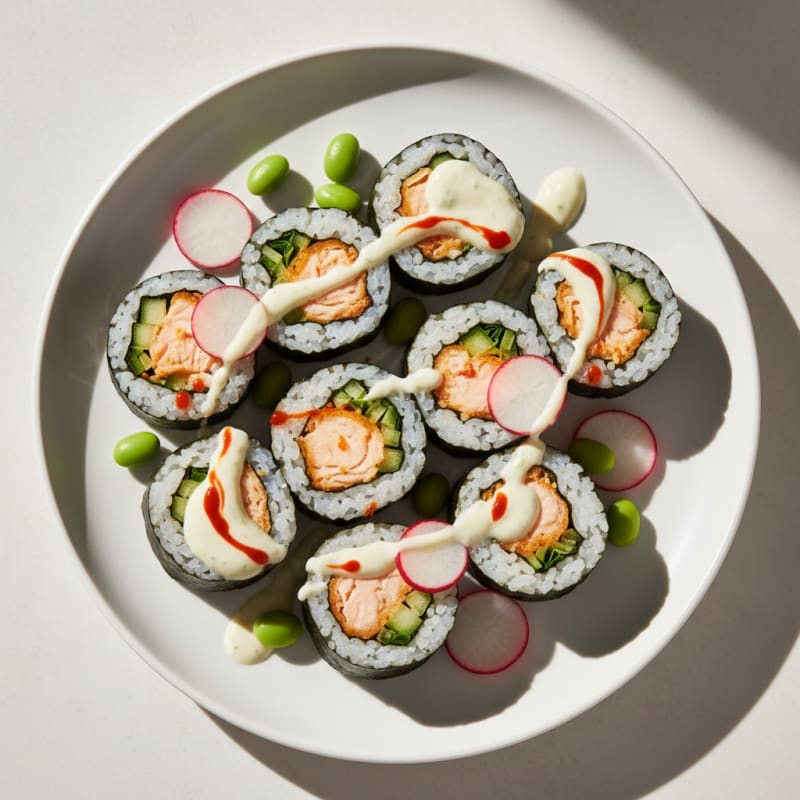 Zesty Fresh Salmon Sushi Rolls