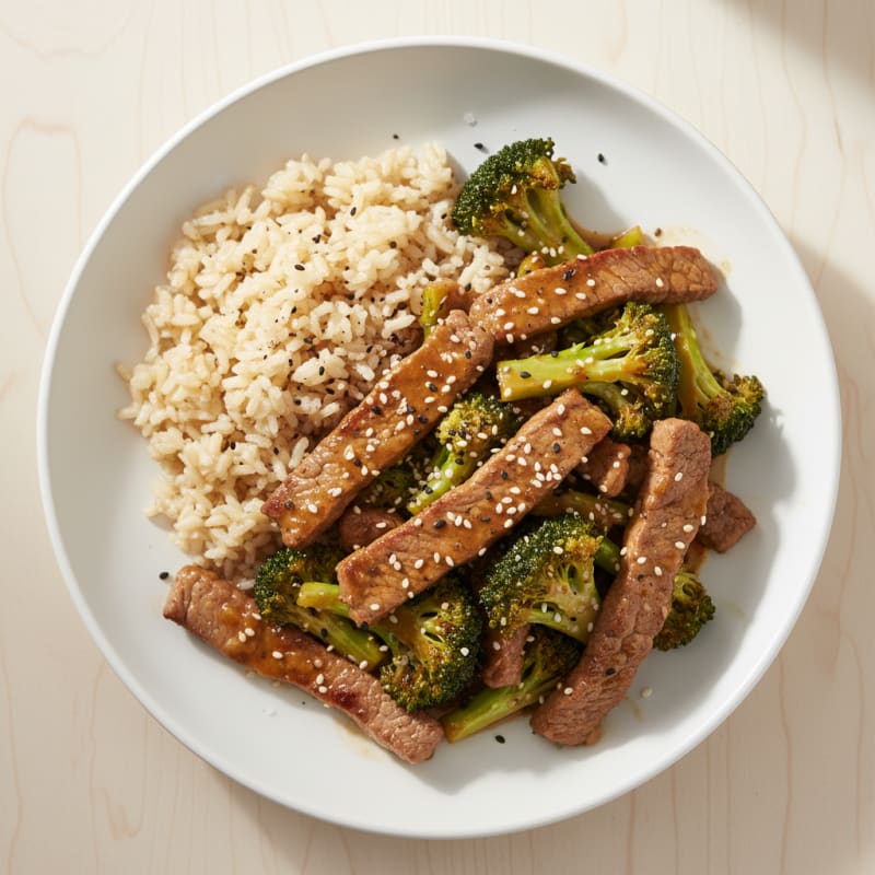 Sesame Beef and Broccoli Stir-Fry
