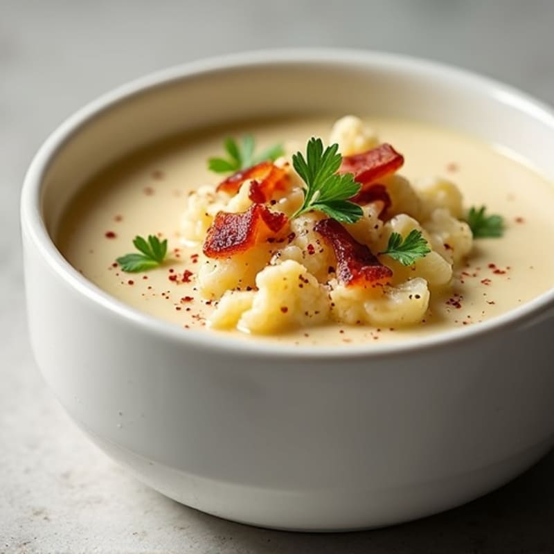 Creamy Cauliflower Clam Chowder