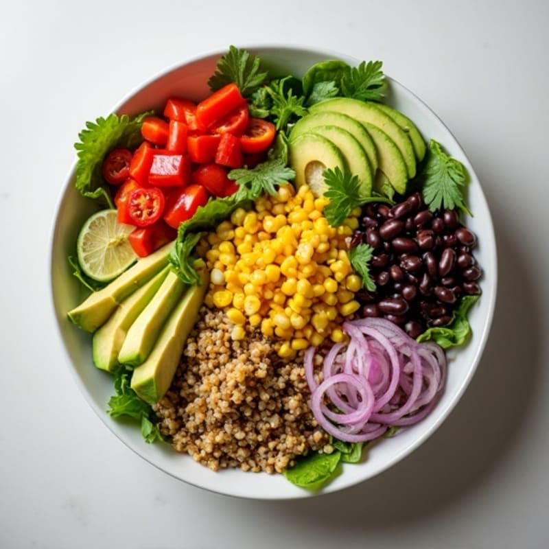 Hearty Quinoa & Black Bean Salad with Zesty Lime Dressing