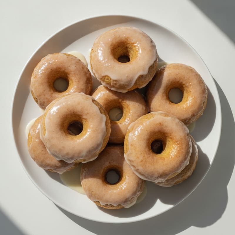 Classic Glazed Cake Donuts