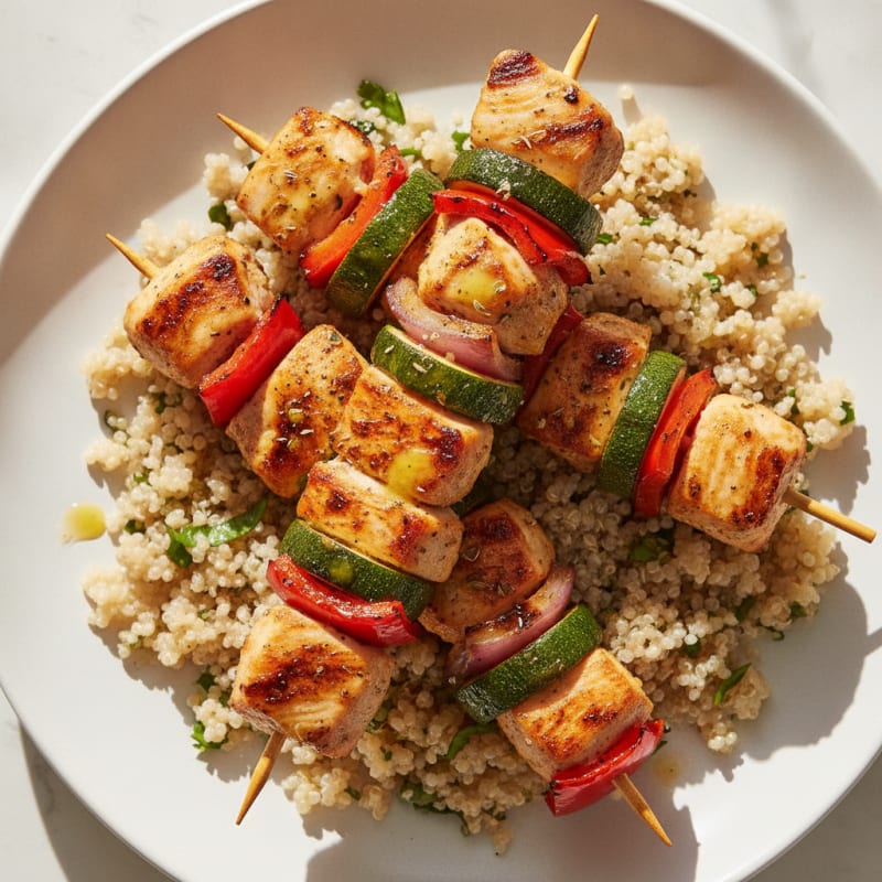 Chicken and Veggie Skewers