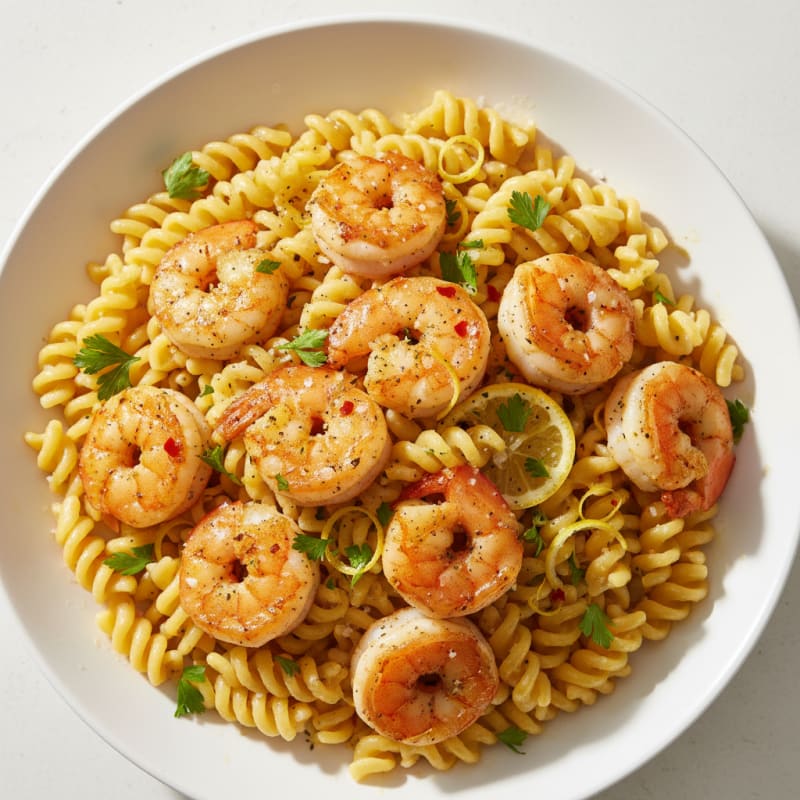 Garlic Butter Shrimp Scampi Pasta