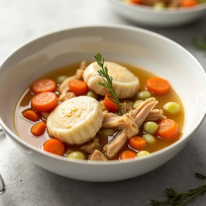 Hearty Chicken and Tender Dumplings