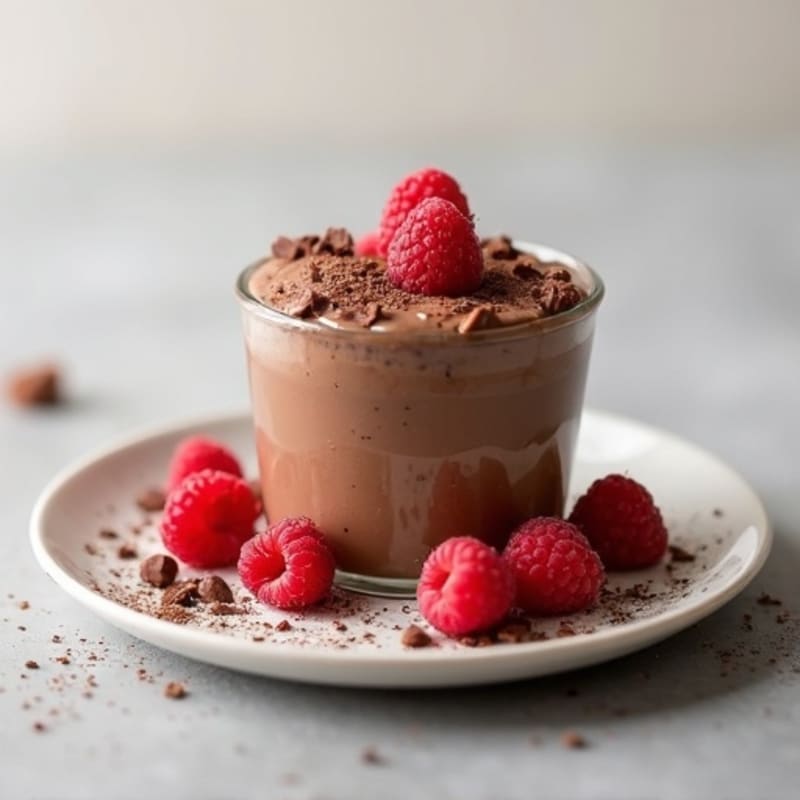 Creamy Chocolate Tofu Protein Pudding