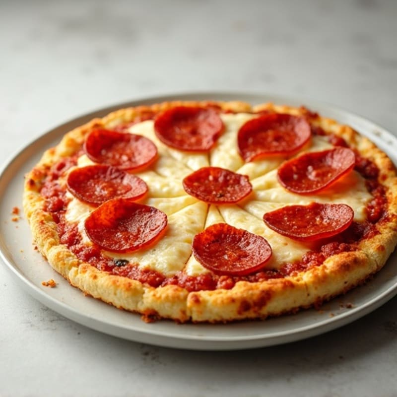 Crispy Cauliflower Crust Pizza with Turkey Pepperoni