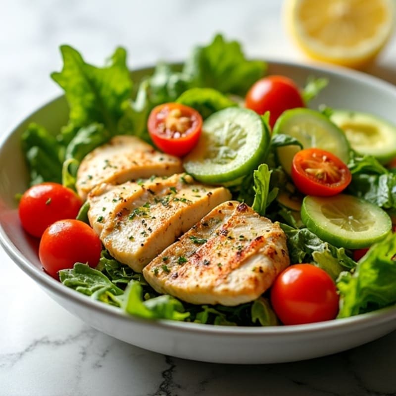 Lemon-Herb Chicken Salad Bowl