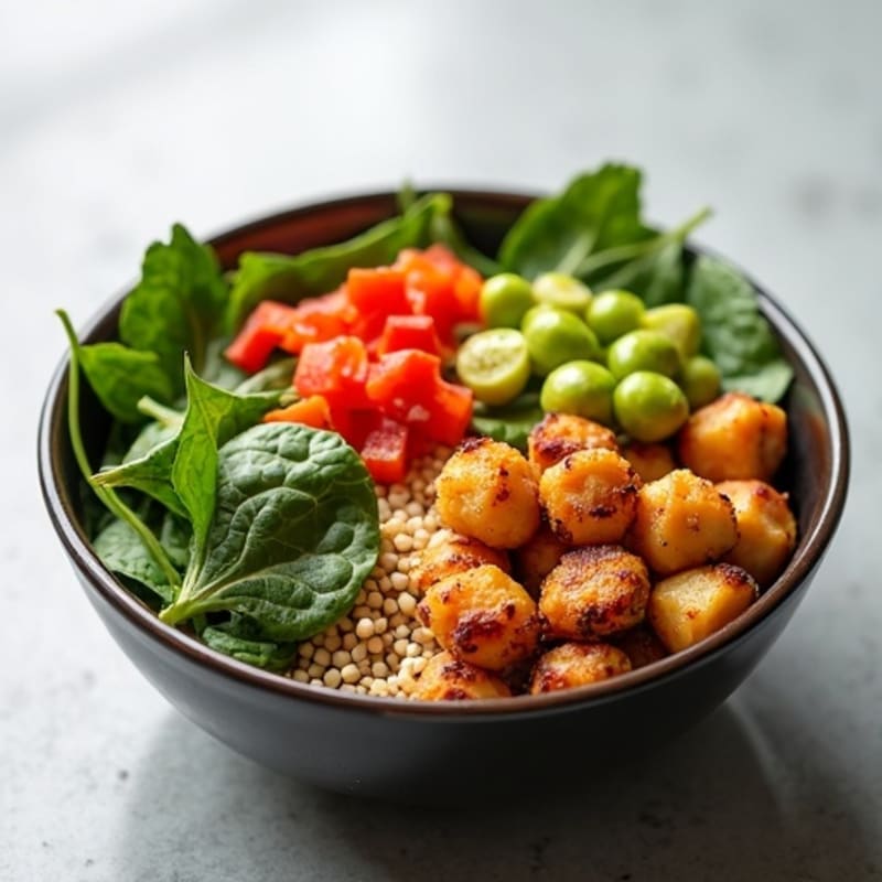 Crispy Roasted Chickpea Buddha Bowl