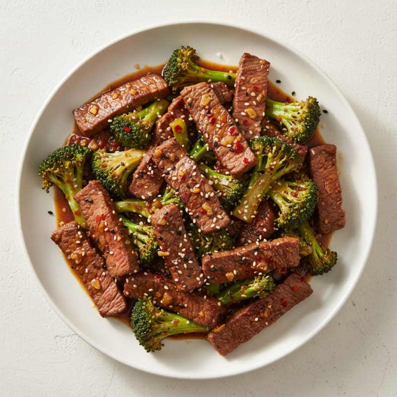 Sesame Beef and Broccoli Stir-Fry