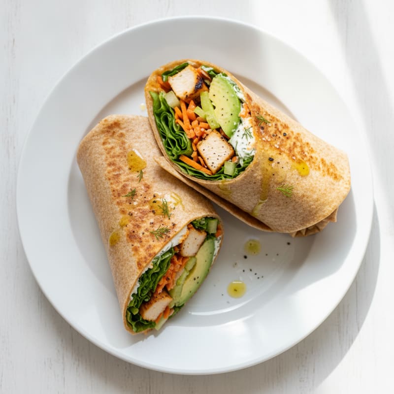 Buffalo Ranch Chicken Wrap