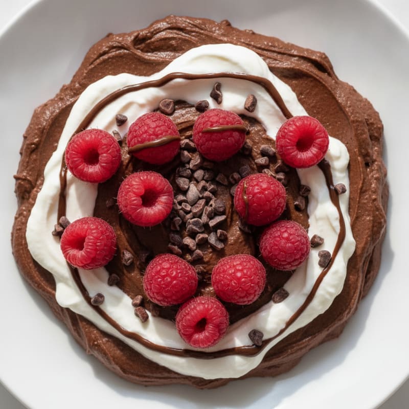 Silky Chocolate Protein Pudding with Greek Yogurt