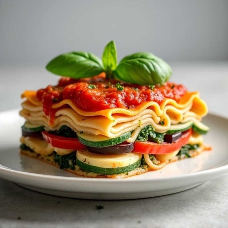 Healthy Layered Veggie Lasagna