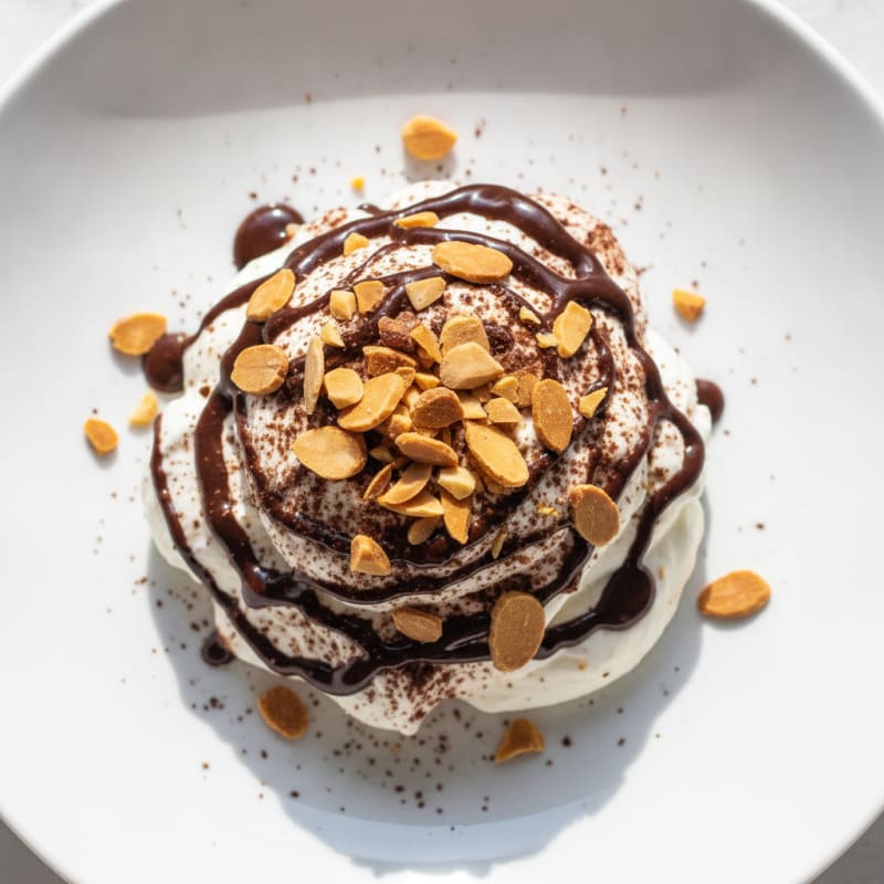 Silky Greek Yogurt Protein Mousse with Chopped Almonds