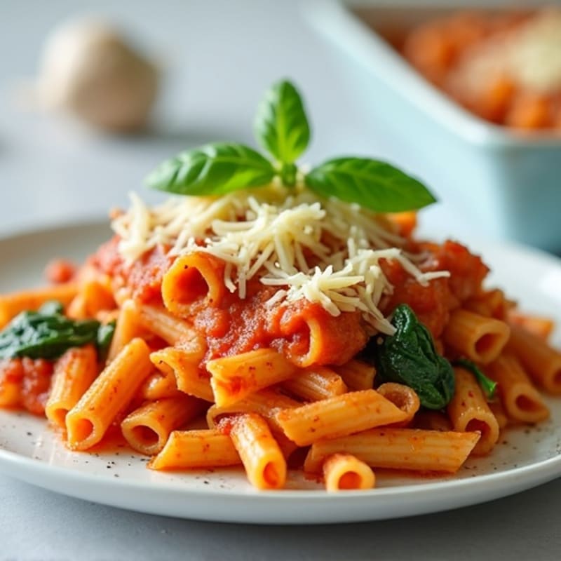 Healthy Baked Ziti with Lean Ground Turkey