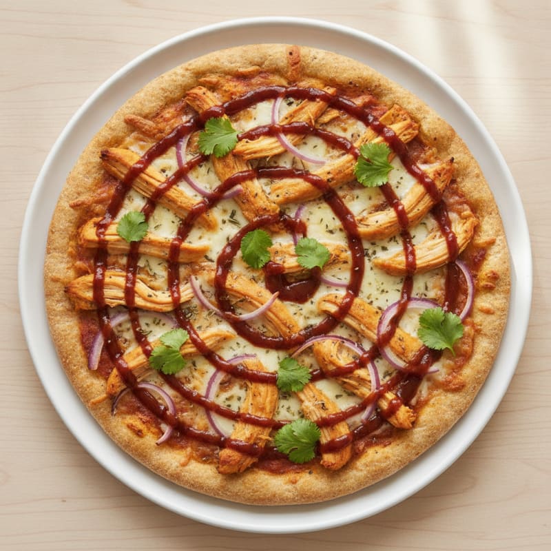High-Protein BBQ Chicken Pizza
