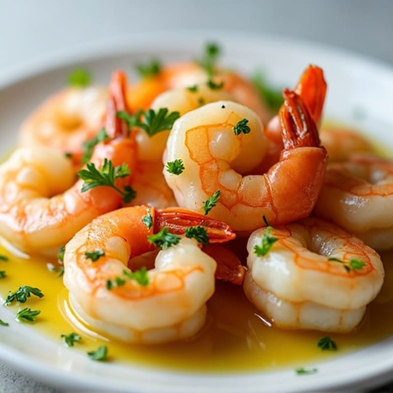Lemon-Garlic Butter Shrimp with Fresh Herbs