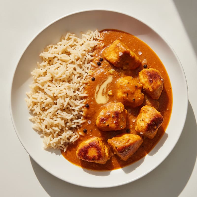 Spiced Butter Chicken with Basmati Rice