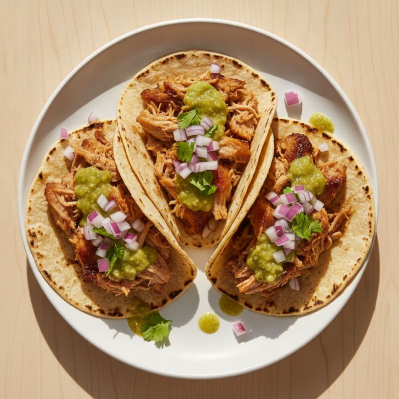 Slow-Cooked Pork Carnitas Tacos