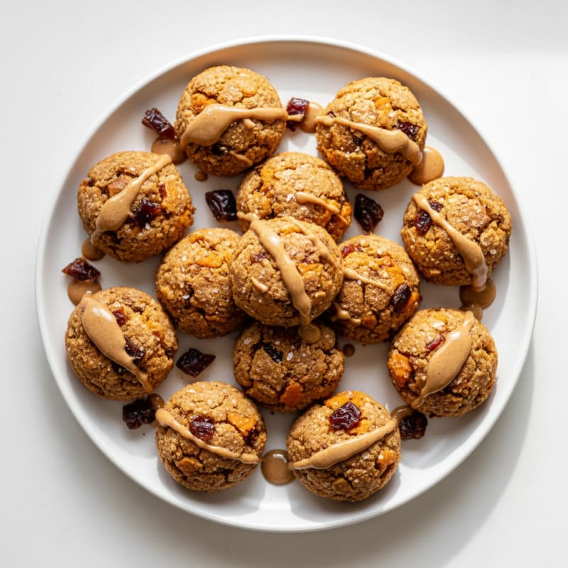 Chewy Apple Pie Protein Bites
