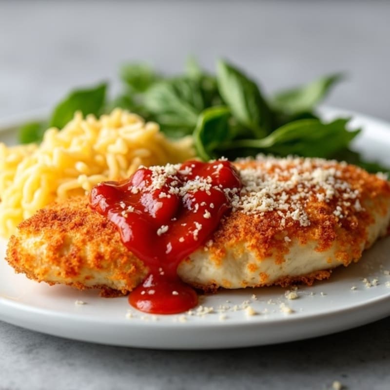 Crispy Baked Chicken Parmesan