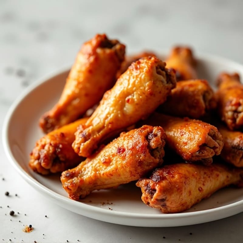 Crispy Baked Honey-Garlic Chicken Wings