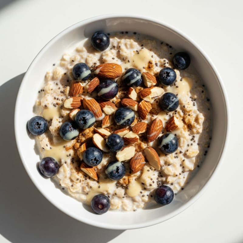 Berry-Almond Overnight Oats