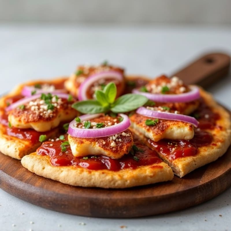 Crispy BBQ Chicken Flatbread Pizza