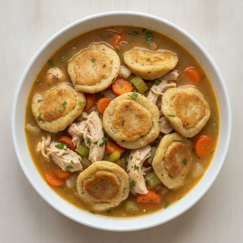 Homestyle Chicken and Herb Dumplings