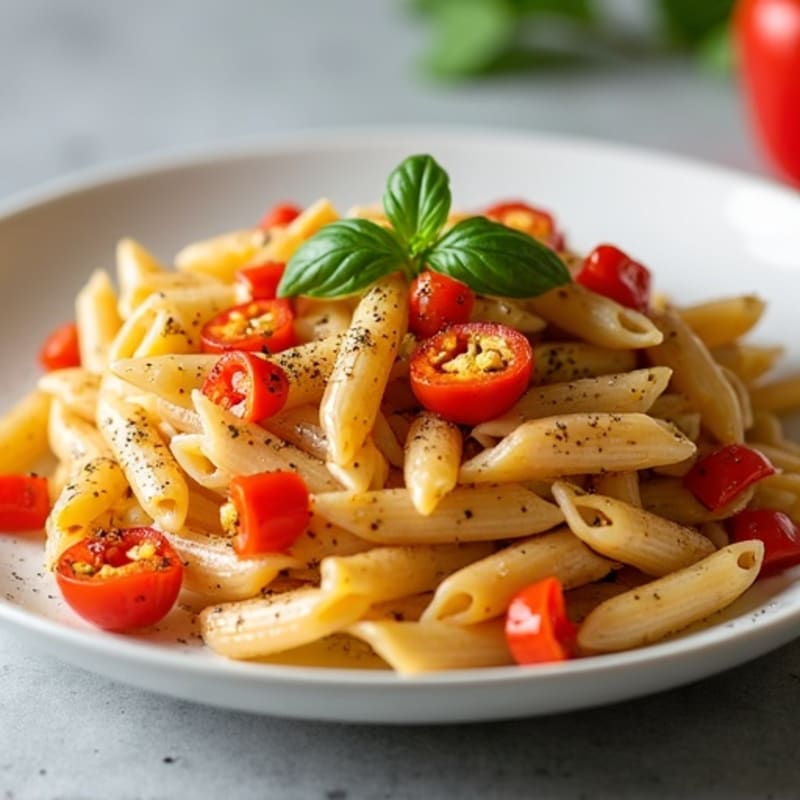 Creamy Cajun Chicken Pasta with Bell Peppers
