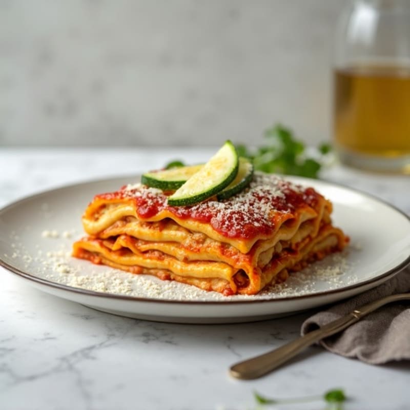 Lean Turkey Zucchini Lasagna