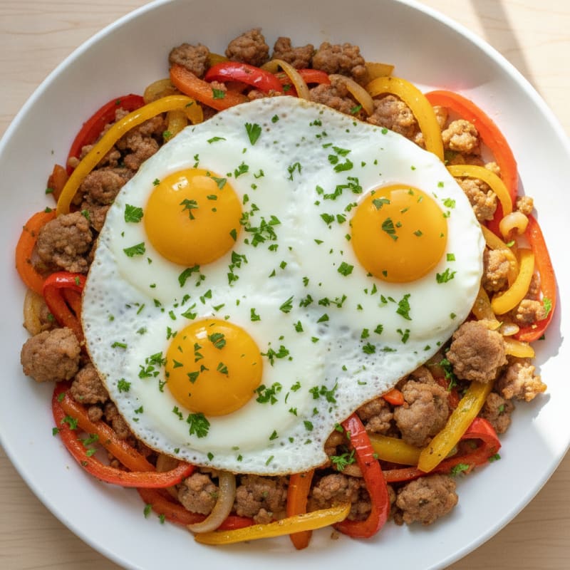 Savage Sausage and Egg Breakfast Skillet