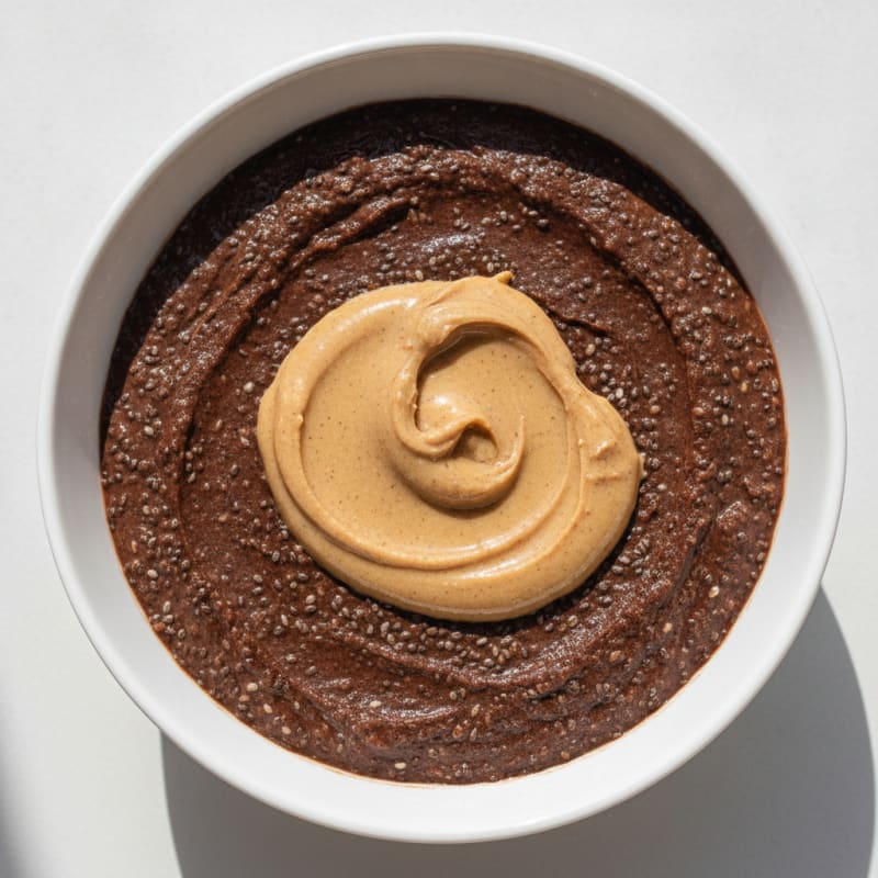 Chocolate Protein Pudding with Chia Seeds
