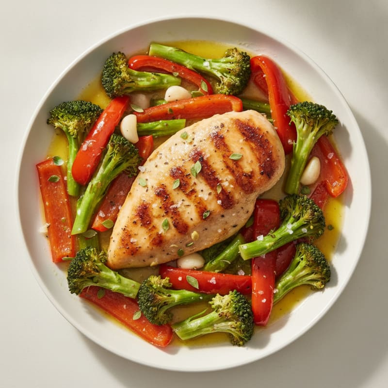 Sheet Pan Lemon Herb Chicken and Veggies